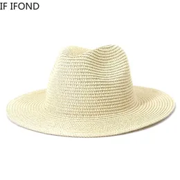 固体夏麦わら帽子女性男性キッズ子供女の子 UV 保護折りたたみ太陽の帽子屋外旅行ビーチ Fedoras 帽子卸売 220514