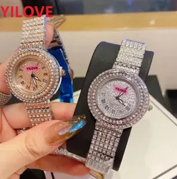 Top-Marke Damen-Armbanduhr mit Quarzwerk, 36 mm, einfache Mode, drei Stifte, klassische Business-Armbanduhr aus Edelstahl, Trendfront für junge Leute