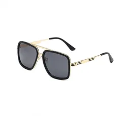 occhiali da sole firmati di lusso montatura sottile in metallo lenti nere tendenza moda occhiali antiriflesso Uv400 occhiali casual per Wamen Classic 21640 occhiali da sole retrò