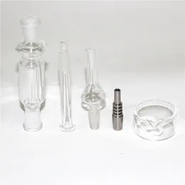 Nectar Bong Kit Glass Tipe Colke Mini Bong Две функции обеих кварцевых титановых бонгов 10 мм для майки.