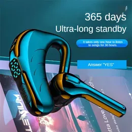 X13 Bluetooth Single Earphones LED Display Long Standby Business Wireless Headphone Sports Noise Reduction Game Headset med MIC