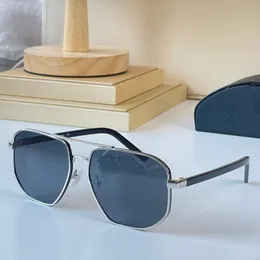 1 conjunto de óculos de sol da moda, coleção de óculos de sol, designer de ciclismo spr59y, armação de metal, lentes de resina, feixe duplo, óculos super quadrados