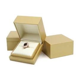 Bijoux Pochettes Sacs Creative Design Box Mode Saint Valentin Proposition Anneau Bijoux Emballage Cadeau CasBijoux