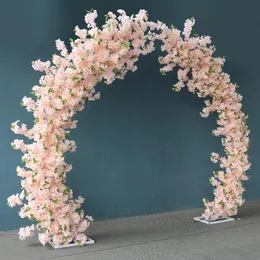 Dekoracja imprezowa gałęzie Cherry Blossom Udekoruj stojak na kwiaty w kształcie łuku Wedding Prop Decorparty