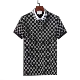 2021 Tryb T-shirt Männer Casual T-shirt Gestickte Medusa Baumwolle Poloshirt High Street Collar Hemen M-3XL # 51