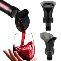 Bar Tools 2 in 1 Wine Stopper Aerator Pourer Flower Wines Bottle Pourers Premium Reusable Leakproof Preserver Keep Fresh Wines Accessories Gifts For Women Men