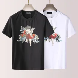 DSQ Phantom Turtle Men Men Thirts Mens Designer T Shirts Black White Men Men Summer Fashion Tops Street Tops Short Shirt Plus M-XXXL 68804