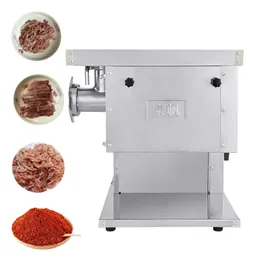 Automatic fresh meat grinder stainless steel desktop pork beef shredded diced electric meat slicer