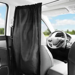 2pcs/set Taxi Car Isolation Curtain Partition Protection Curtain Commercial Vehicle Air conditioning Sun Shade Privacy