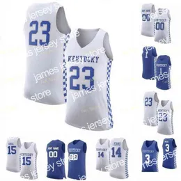 New NCAA College Kentucky Wildcats كرة السلة Jersey 22 Shai Gilgeous-Alexander 15 Cousins ​​0 Quade Green 2 Ashton Hagans Custiced