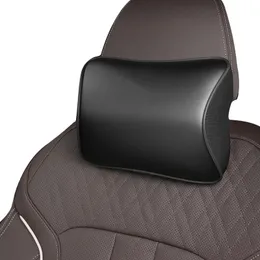 1 pc nappa couro carro encosto de cabeça original pescoço travesseiro cintura almofada para bmw m x5 x6 ix3 1 2 3 4 5 67 series auto acessórios de decoração de interiores