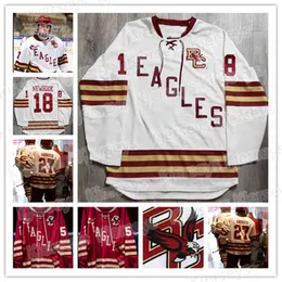 Nik1 Vintage Rare Män Kvinnor Ungdom Boston College Matt Pris Hockey Jersey Broderi Stitched Skräddarsy ditt Behovsnummer Namn 18 Alex Newhook