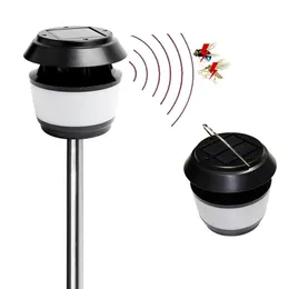Garden Led Lighting Hanging Solar Powered Led Light Insect Fly Trap Mosquito Insect-Repelling Lamp