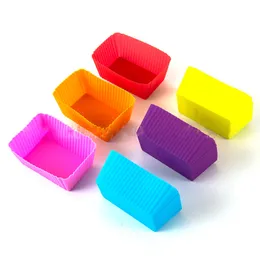 Silicone Cupcake Mold Bakeware Cupcake Liner Reusable Muffin Baking Nonstick Moulds Kitchen Baking Accessories