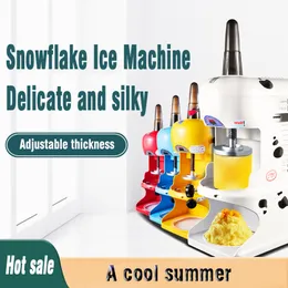 Snowflake Crushers Continuous Mianmian Ice Machine Carrielin Planer Full Automatic Breaker With Cover Milk Tea Shop Equipment Commercial 110V 220V