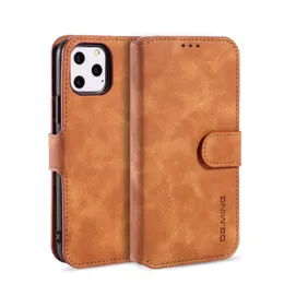 Casos de telefone celular para IP 14 12 Pro Max Retro Leather Caso IP11/SE Caixa de proteção