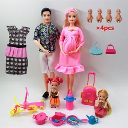 Bebê brinquedo gravidez boneca conjunto de boneca grávida terno boneca ter  um bebê em sua barriga para boneca Barbie criança brinquedo educacional  brinquedo 2023