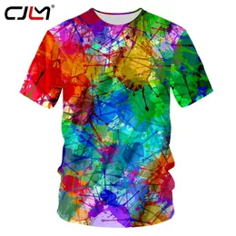 Camicie da uomo Casual Colourful Ink Oneck Tshirt Drop Summer Cina 3D TShirt Fornitori all'ingrosso 220623