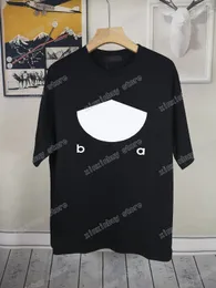 22SS homens homens designers t camisetas paris letra de algodão impressão de algodão curta manga curta gente de rua de streetwear xinxinbuy preto branco xs-xl