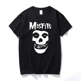 Mens Hiphop Punk Skull Misfits Cotton Shortsleeve Tshirt Marve 220623