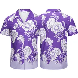 Camisetas para hombre Camisas casuales manga corta Floral tallas grandes Hombres Clásico Business Botón Solapa Slim fit Camisa de alta calidad para hombres Camisa de color sólido Elegante simplicidad 8899