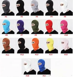 DHL 야외 Balaclavas 스포츠 목 얼굴 마스크 스키 스노우 보드 바람 모자 경찰 사이클링 Balaclavas 오토바이 얼굴 마스크