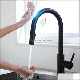 Rubinetti da cucina in acciaio inossidabile Torneira Para Cozinha De Parede Gru per rubinetto filtro acqua Rubinetto Touchless a tre vie Drop Delivery 2021 Fa