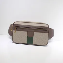 Men Bumbag Fanny Pack Vintage Purse Fashion Midjeväska Lyxdesigner för kvinnor Special Canvas Lady Bum Bag Justerbar längd på axelband Retro Mönster