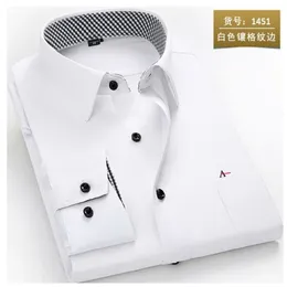 Reserva Aramy Camisa Men Skjorta Långärmad Män Klänning Skjorta Mode Manlig Business Formell Wear Office Arbete 220401