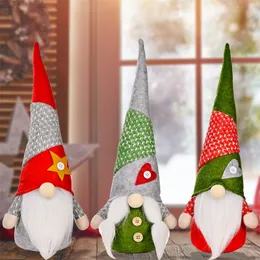 Love Star 2 Color Hat Rudolph Doll Decorazioni per feste Natale Facelessd Nano Giocattoli Ornamenti Soggiorno Mercato Hotel Forniture per festival di Babbo Natale 10hb1 Q2