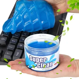 Car Air Vent Magic Dust Cleaner Gel Household Auto Laptop Keyboard Car Cleaning Gel Office Gap Wash Mud Removal Slime Rubber