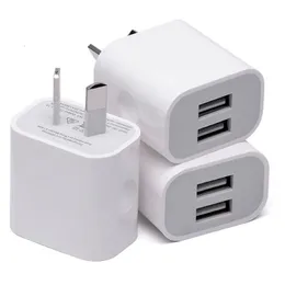 USB Wall Charger Dual Port AU Plug 5V/2A Power Adapter Block Cube Charging Adapter Brick for All smart phone