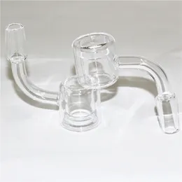 Fumo di quarzo Bangers 10mm 14mm 18mm maschio femmina doppio tubo quarzo termico Banger chiodo per vetro Bong P chiodi