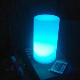 Nachtlichter LED -Tischlampe dimmbare wiederaufladbare 16 Farben Küche Insel Esszimmer Shop Bar Counter Dekoration Zylinder Lichter Nacht