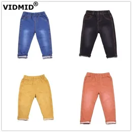 VIDMID 1-9Y Bambini autunno Jeans Ragazzi Pantaloni denim Neonate Jeans Pantaloni di alta qualità Abbigliamento per bambini Pantaloni primavera LJ201127