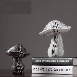 Wu Chen Long European Simulation Mushrooms Wave Point Resin Craftwork تمثال مقهى R4295 201212