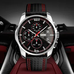 Relógios de relógio de relógio de pulso Belt à prova d'água Business masculino 46mm Quartz Stopwatch Passion Racing Moda Sports Watch