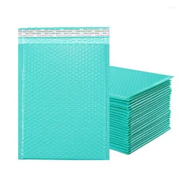 Embrulhado de presente papel de embrulho rosa aniversário menina verde poli bubble mailers self SEAL Sacos de embalagem