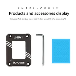 Fans & Coolings Aluminum Alloy CPU Bending Correction Fixing Buckle Fixed Frame Protector For LGA1700-BCF Intel Gen 12Fans