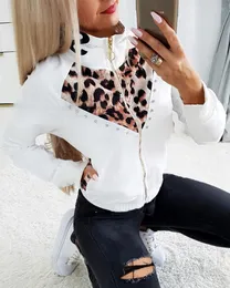 Женская куртка куртки 2022 леопардовые пластырь -страт.
