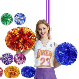 Sports Meet Cheerleading Pom Poms PE Dance Handheld Flower Ball Concert Cheering Flower Balls Decorazione per feste di Natale