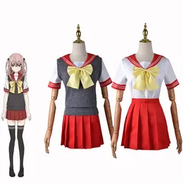 My Dress-Up Darling Kitagawa Marin School Uniform Cosplay Costume Outfits Dress Halloween Carnival Women Girl Uniforms Wig