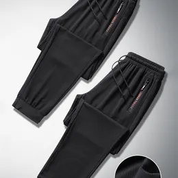 Mosh respirável de verão masculino preto Men joggers sportswear calças folgadas calças casuais mais tamanhos 7xl 8xl 9xl 220621