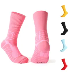 дизайнерские профессиональные баскетбольные носки длинные спортивные носки мужские утолщенные высокие носки полотенце впитывающие пот нескользящие дышащие элитные носки