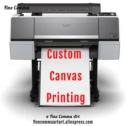 PO Custom Printing на холсте рисунок на стенах плакаты для гостиной домашний декор фильм винтажный ретро -арт 220614