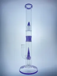 Exclusivo Biao Glass Bong Style Tubos de fumantes American Purple Inv4 17 polegadas de 18 mm de alta qualidade da junta de alta qualidade