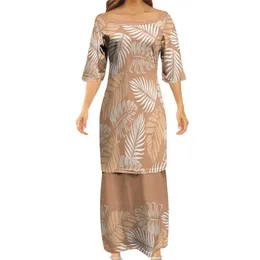 Sprzedaż bezpośrednia hurtowa kobiet klub bodycon sukienki puletasi Samoan Polynesian Tradycyjna sukienka Plemien Design 220706