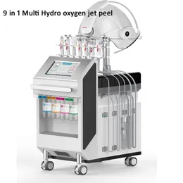 11 in 1 Hydro Dermabrasion Aqua Gesichtswasser Sauerstoff Jet Peel LED PDT Maske Biogalvanik Hochpolymer Hammer Spa Hautpflegemaschine