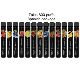 Puff Bars使い捨てvape 800 3.5mlプレフィルドタバコポッド