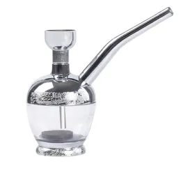 Hookah Tobacco Smoking Pipes Gift Creative Alloy Cigarette Holder ABS Water Pipe Portable Men's Dual Filter Mouthtips